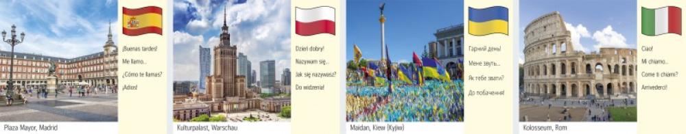 Sprachen in europäischen Hauptstädten (Teil 2)