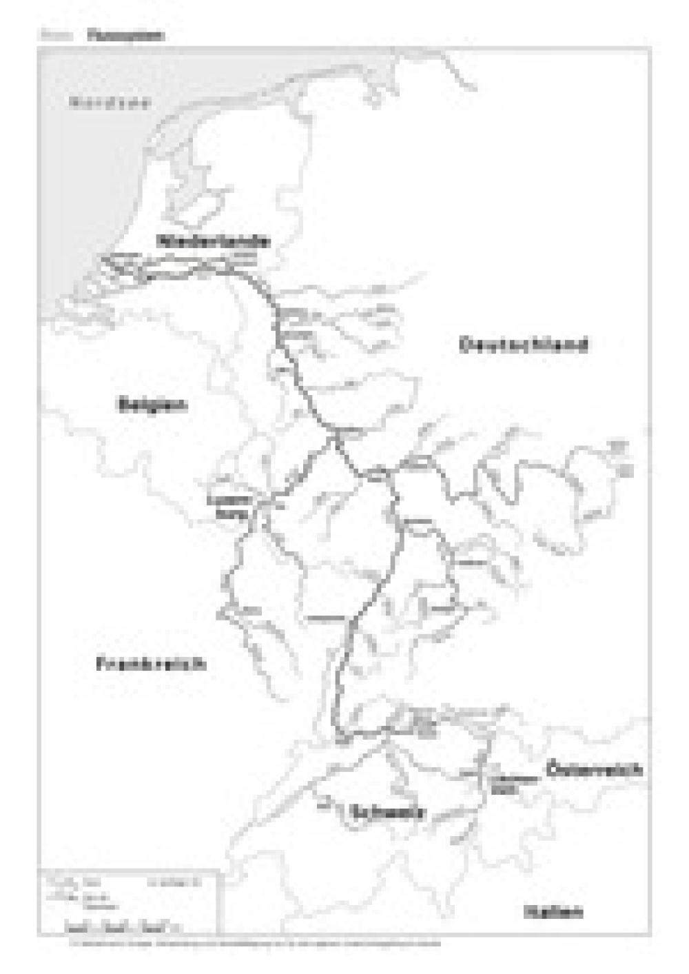 Rhein - Flusssystem